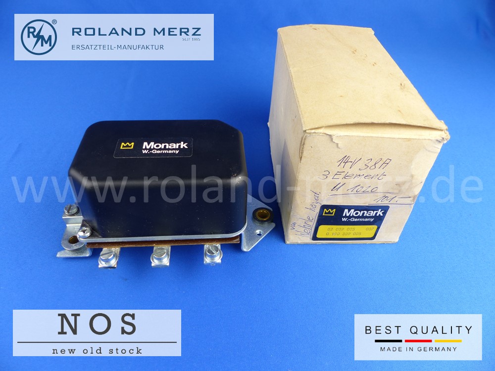 P1110787 Lichtmaschinenregler 14 Volt 38 Amp. Wehrle W 117 KB/Monark, Bosch Vergl.-Nr. 0 190 309 005