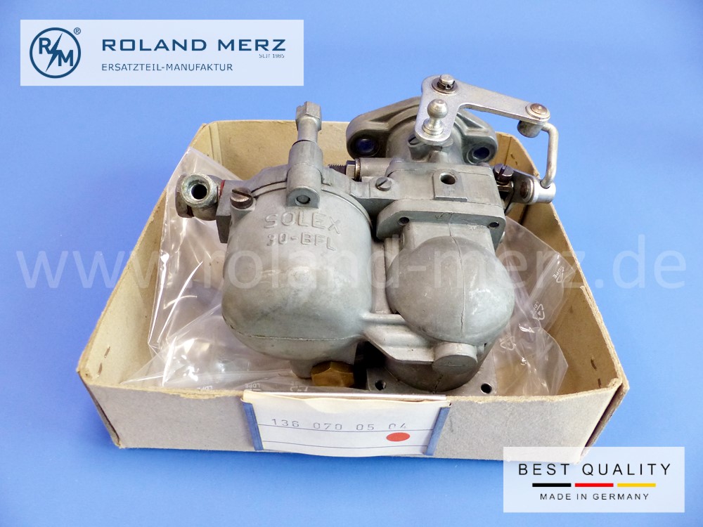 1360700504 Vergaser 30 BFL für Mercedes W136, 170, 170Va, 170Vb, original Solex Austauschteil, NOS