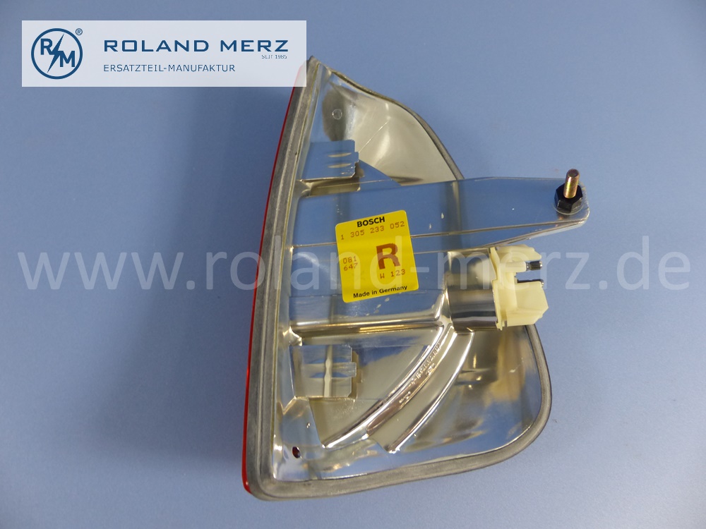 1238205261 Bosch Leuchteinheit, Scheinwerfer, mit Blinkleuchte, H4, rechts, Rechtsverkehr, Mercedes W123, Original Mercedes Neuteil, NOS 