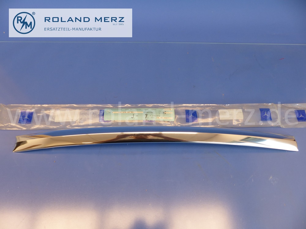 421986980680 1986980680 Zierstab unten, Seitenteil hinten rechts, Mercedes W198, 300SL Roadster, Original Mercedes Neuteil, NOS 