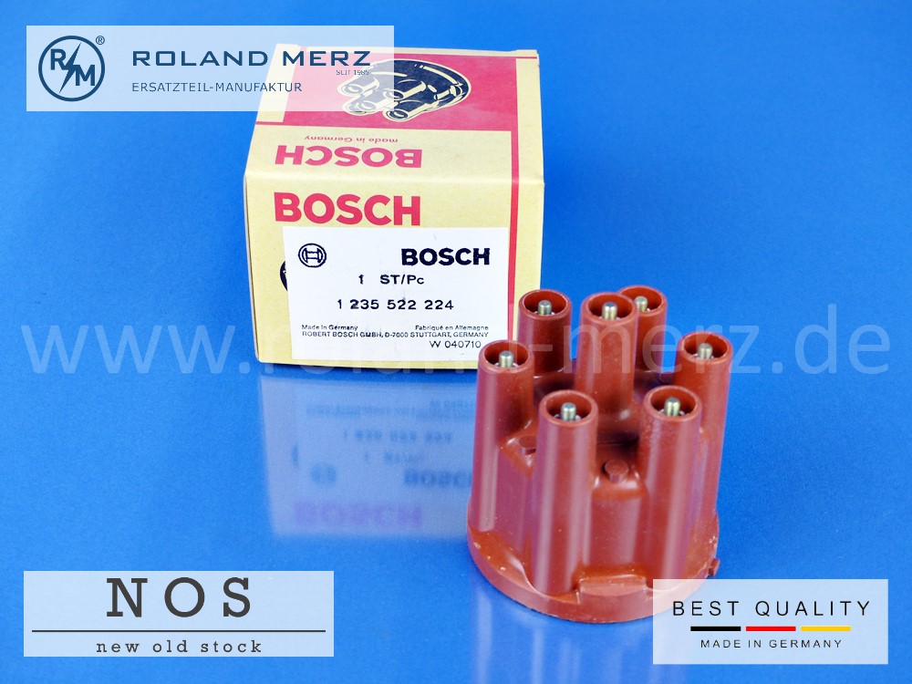 Verteilerkappe Bosch 1235522224 für Mercedes 000158380, Fahrzeugtypen 123 Stufenheck, 123 T-Model