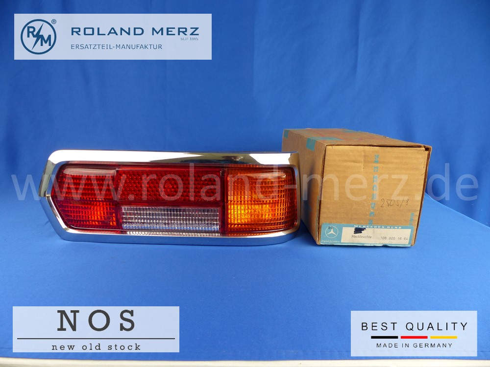 1088201664 Heckleuchte Rückleuchte rechts kompl. Mercedes E.: 1088200264, W108, W109, 250S, 250SE, 280S, 280SE, 280SEL, 300SEL, Original Mercedes Ersatzteil, NOS 1088201664 Heckleuchte Rückleuchte rechts kompl. Mercedes E.: 1088200264, W108, W109, 250S, 250SE, 280S, 280SE, 280SEL, 300SEL, Original Mercedes Ersatzteil, NOS