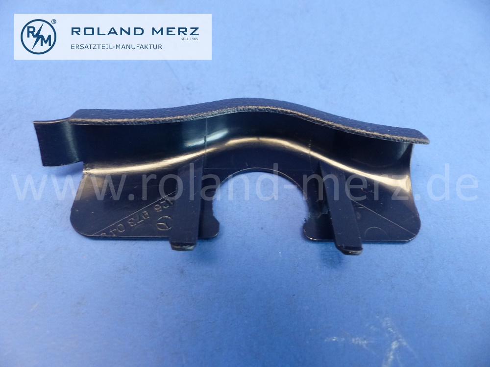 1269730486 Abdeckung Armlehne Fahrersitz, Farbe 5076, Blau, Mercedes W126, Original Mercedes Neuteil, NOS 