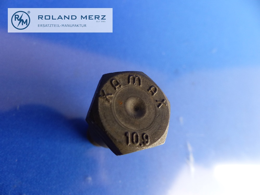 1211550071 Schraube, Bundschraube für Spannschraube Generator, Gewinde M10, Mercedes M108, M114, M115, M116, M117, M127, M129, M130, OM615, OM617, Original Neuteil, NOS