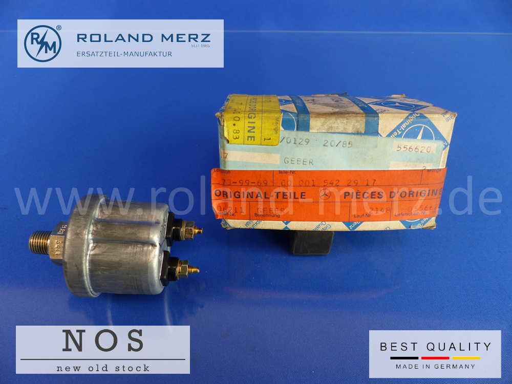 0015422917 Geber Öldruckmesser Öldruckgeber Mercedes OM346, Original MB-Neuteil NOS