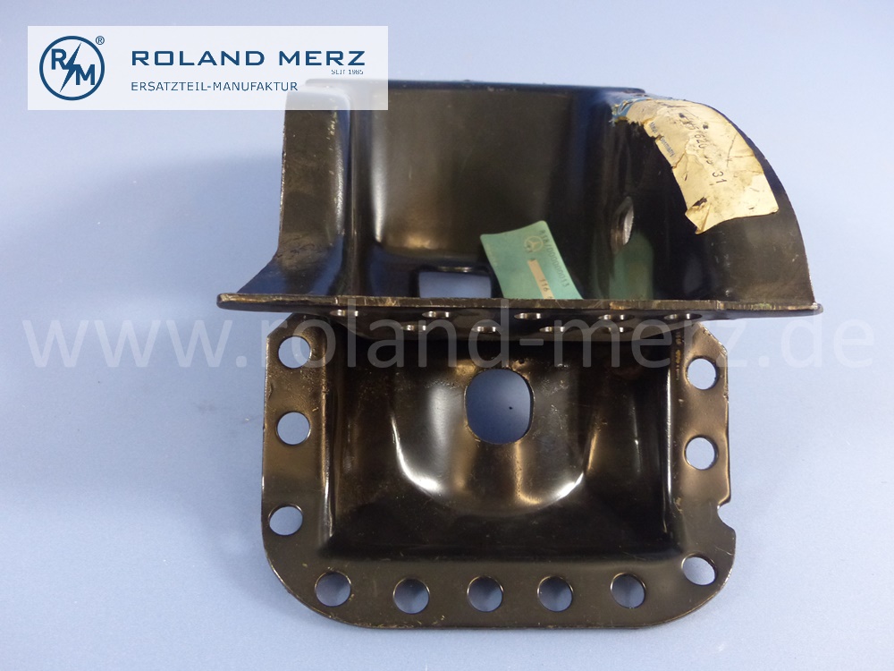 1166203931 Konsole links, Lager Querlenker, Mercedes W116, S-Klasse, Original Mercedes Neuteil, NOS 