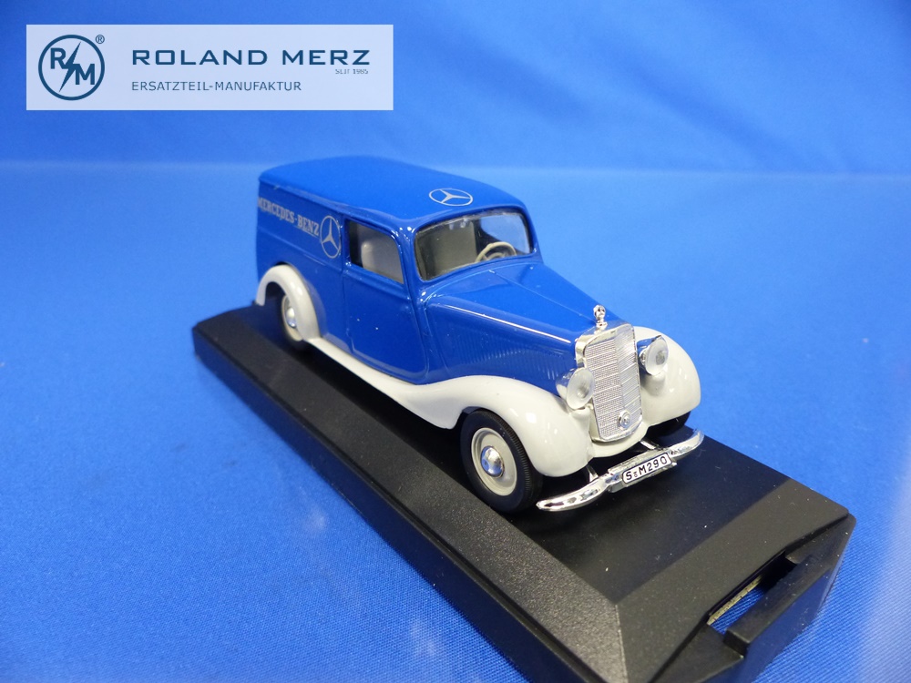 290b-09 Mercedes-Benz 170V Van Mercedes-Benz blau 1939 - 1942 - 290 Vitesse 1:43 Modell