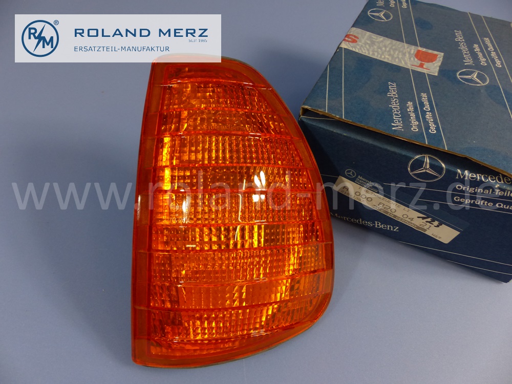 0008200421 Blinker, Blinkleuchte links, Hella, Mercedes W123, Original Mercedes Neuteil, NOS 