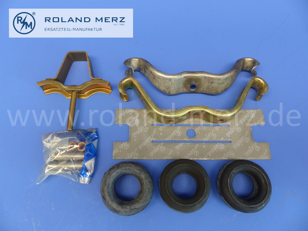 1005860149 Reparatursatz Auspuffbefestigung Mercedes W116, M100, 450SEL 6.9, Original Mercedes Neuteil, NOS 