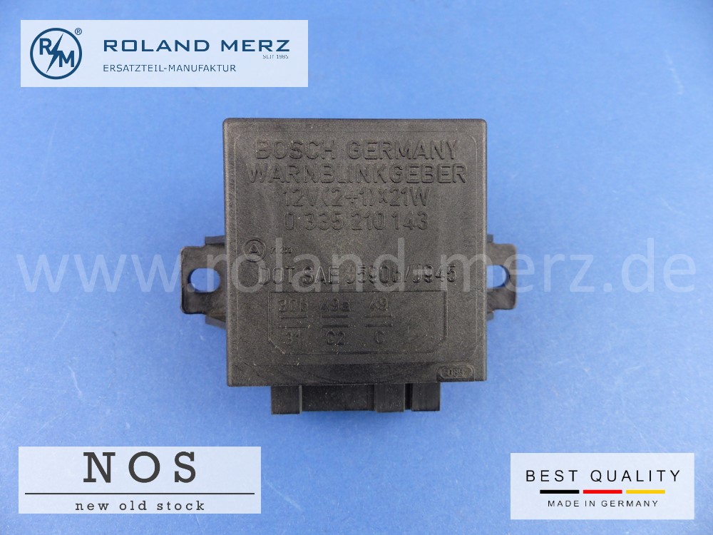 P1100621 Blinkgeber 0 335 210 143 Mercedes 001 544 51 52 für T2L Kasten Kombi, DAF, IVECO, Volvo