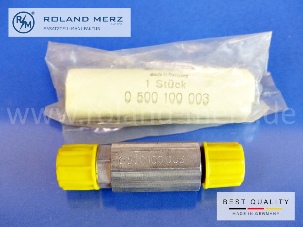 0003271625 Bosch check valve, air suspension, OEM version, Bosch 0500100003 for Mercedes 300SE W112 und 300SEL W109, Original MB-Bosch new part, NOS