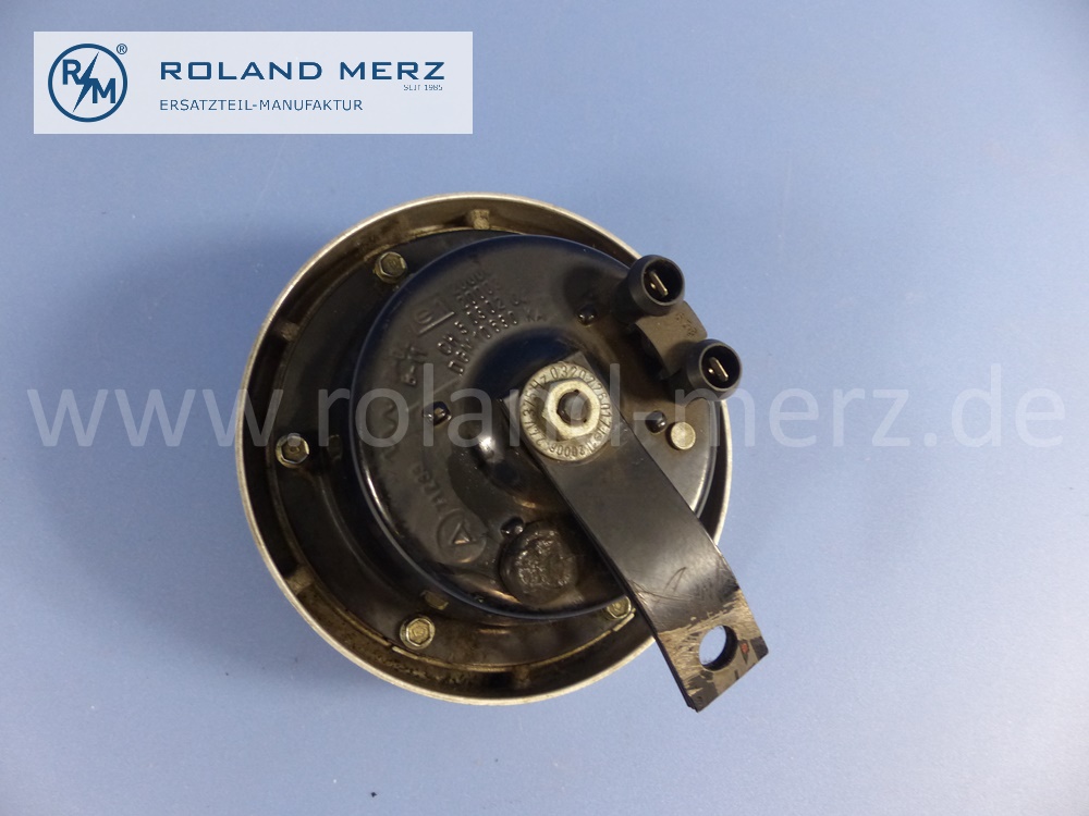 0320226017 Bosch Horn, Signalhorn, Starktonhorn, mit Deko Ring, 24V, 375Hz, Original Bosch Neuteil, NOS