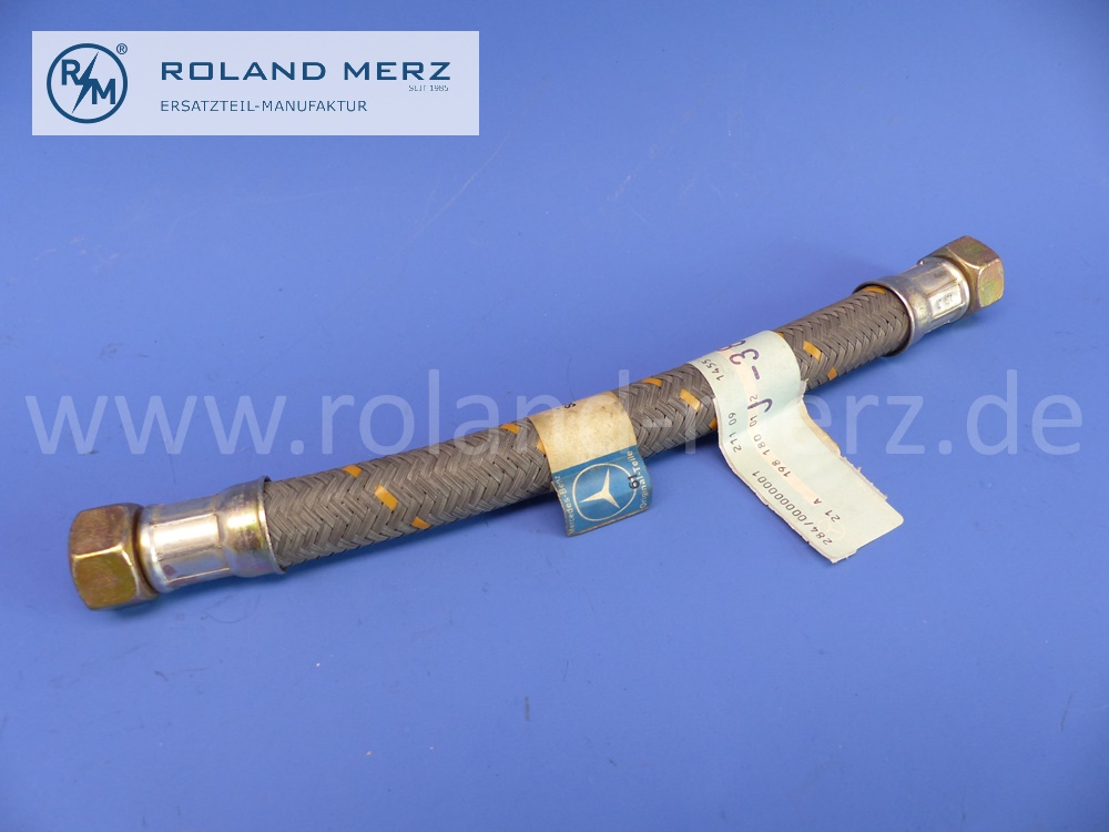 1981800182 Schlauch Ölpumpe Ölfilter Mercedes M127, 230SL, W113 und M198, 300SL W198, Original Mercedes Neuteil, NOS