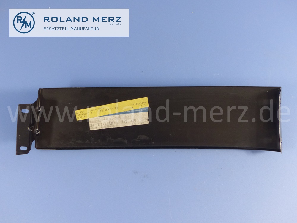 1168841048 Verkleidung rechts, unter Leuchteinheit, Mercedes W116, S-Klasse, Original Mercedes Neuteil, NOS 