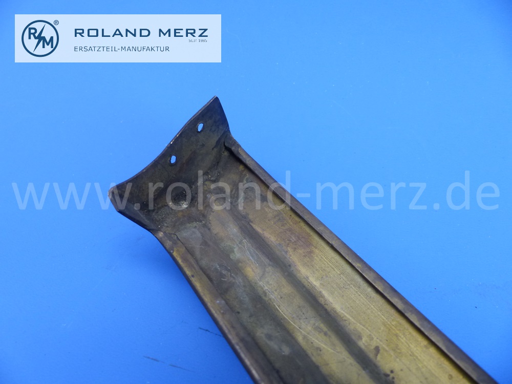 301807200130 1807200130 Zierstab links, Fahrertür, an Bordkante, Messing, Mercedes W128, W180, BM 030,, 037, 220S, 220SE Cabriolet, Coupé, original Mercedes Neuteil, NOS 
