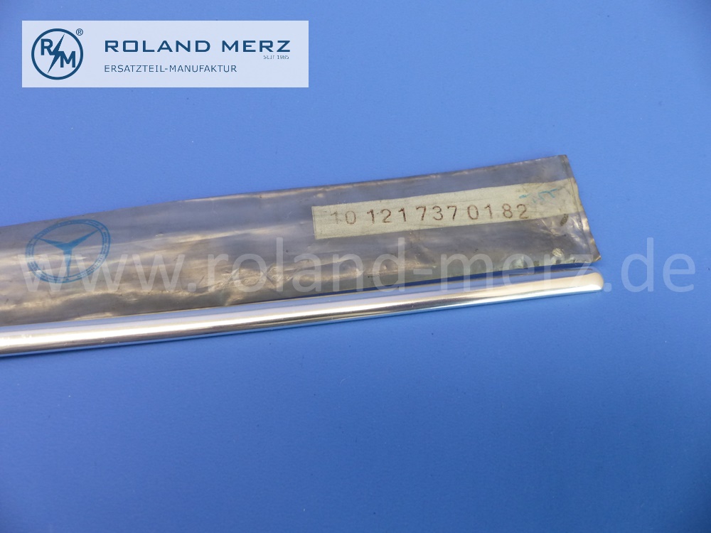 101217370182 1217370182 ornamental bar, door, inside, bottom, length 655mm for Mercedes W105, W120, W121, Ponton, original Mercedes spare part, NOS