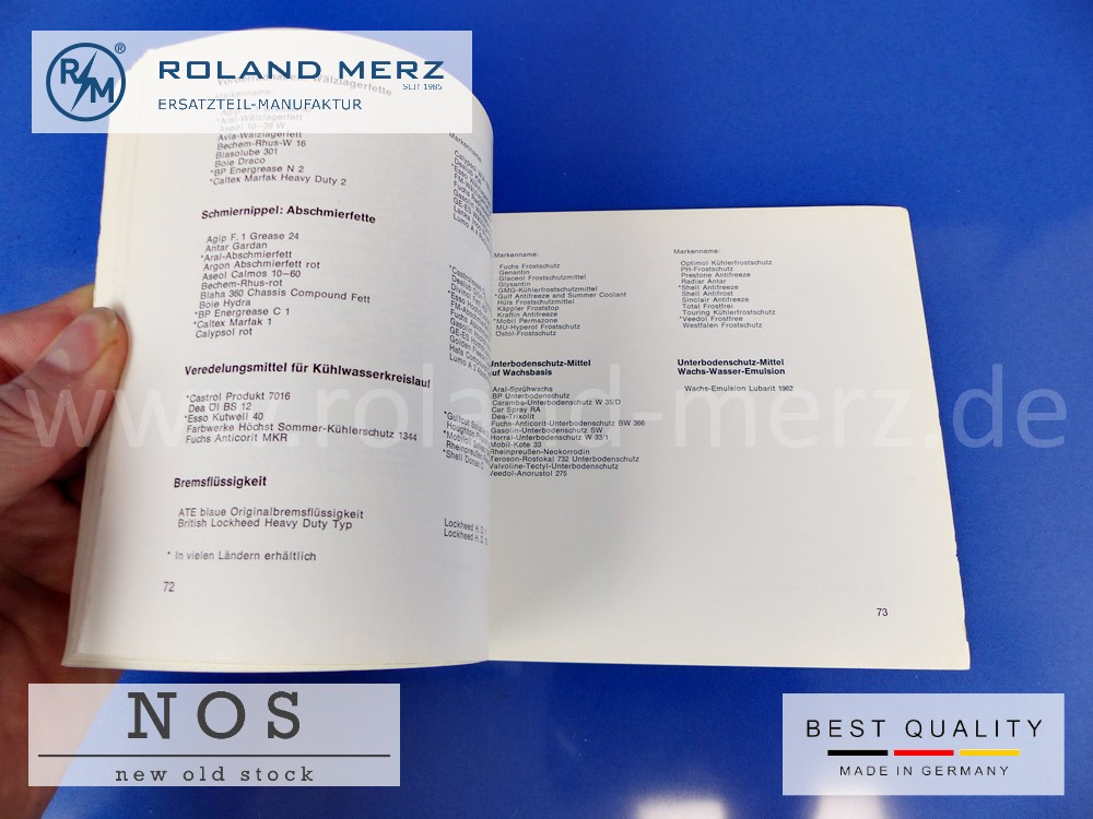Original Betriebsanleitung Mercedes 200D/8 Bm 110, Deutsch, Ausgabe KTDF II. 66. 50., 1105843896