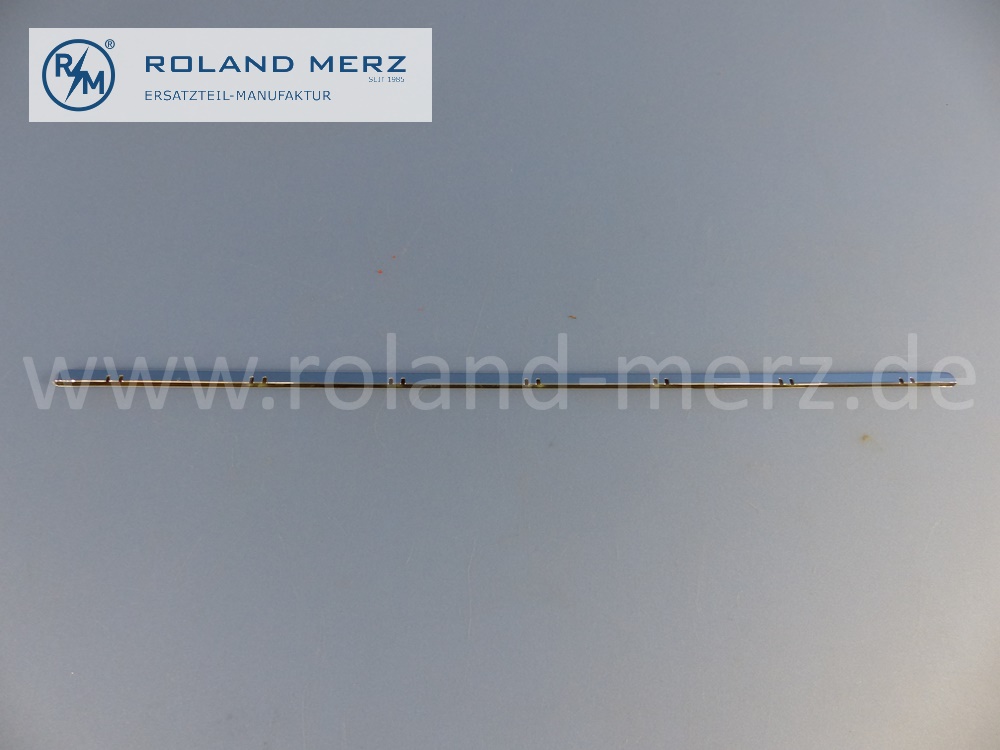 1117270182 Zierstab, Zierleiste Türtasche, Fahrertür links oder rechts, Länge 450mm, Mercedes W111, 220SB, 220SEB, Original Mercedes Neuteil, NOS
