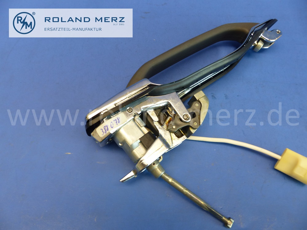 1267602759 Türgriff links, ohne Schlüssel, mit Diebstahlsicherung, Mercedes W126, E: 1267608359, Original Mercedes Neuteil, NOS 
