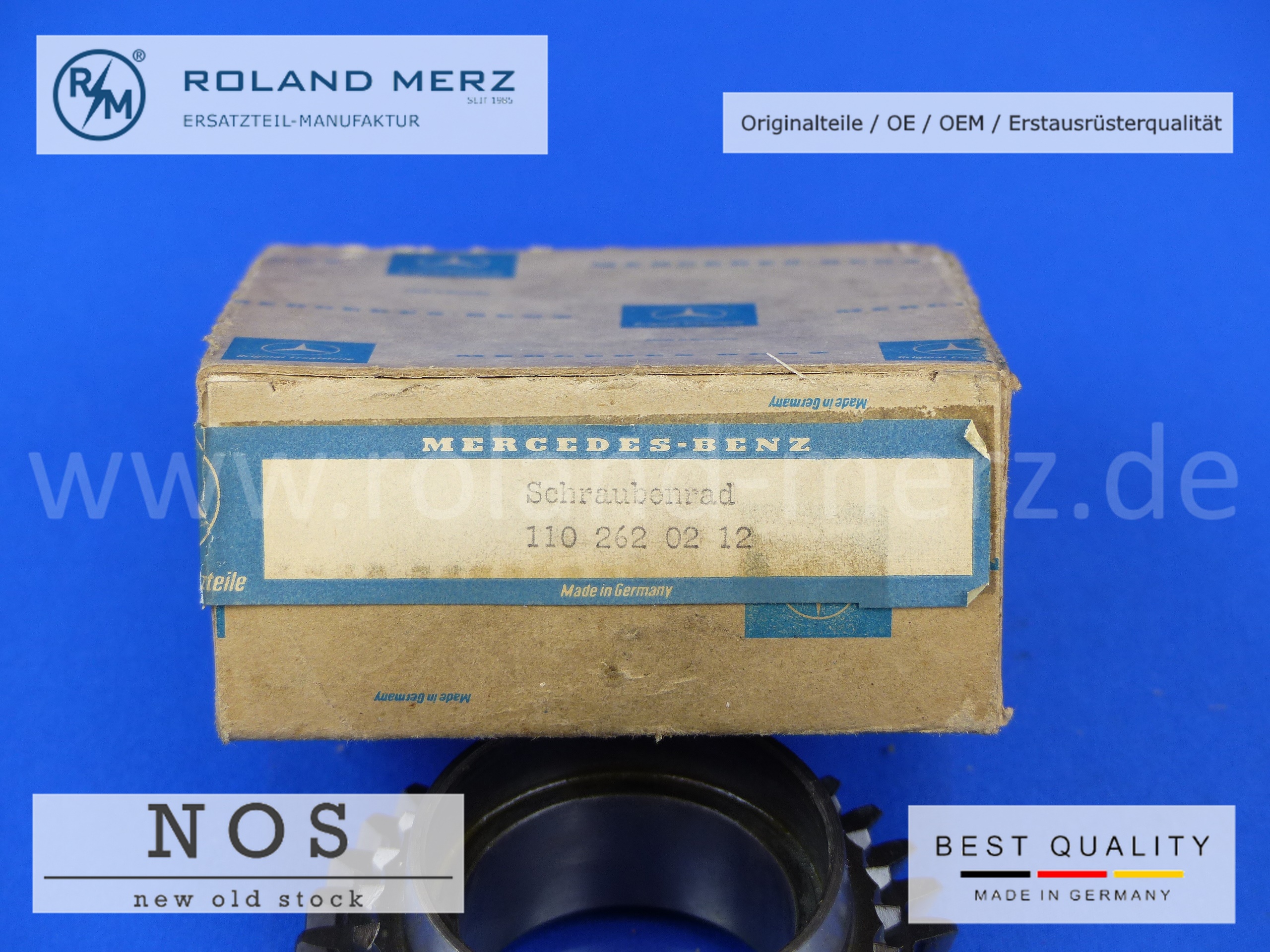 P1170105 Zahnrad, Schraubenrad, Mercedes, 34 Zähne, 2 Gang, A110 262 02 12