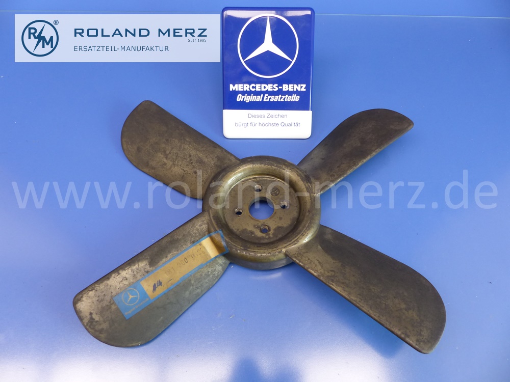 1812000122 Lüfter, Lüfterrad, Lüfterflügel, Mercedes W136, 170D, OM636, Original Mercedes Neuteil, NOS - Lagerspuren -