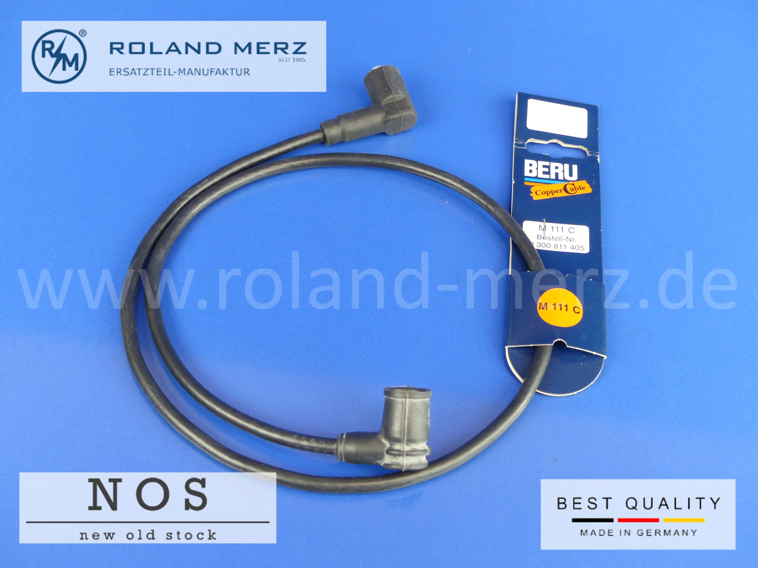 P1150999 Beru Copper Cable, M 111 C, Mercedes, Zündleitung