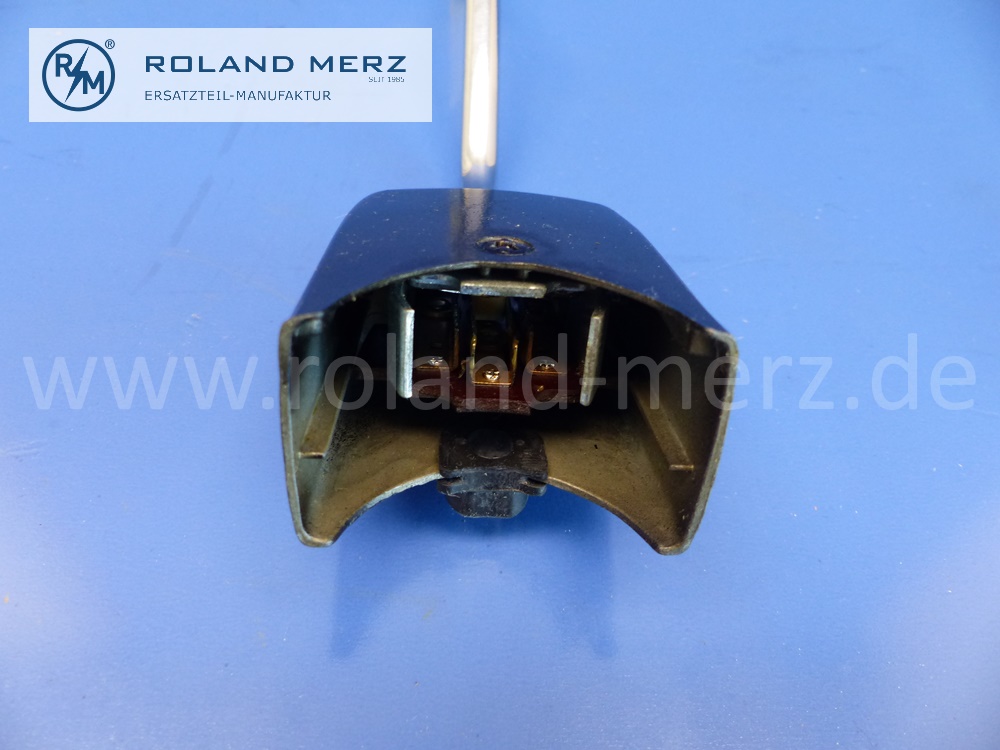 0005453924 Fernblinklichtschalter, Lichthupenschalter, Hebel gekröpft, elfenbeinfarben, Hella 6BA001533-01, Mercedes W105, W121, W180, Ponton, Original Mercedes Neuteil, NOS