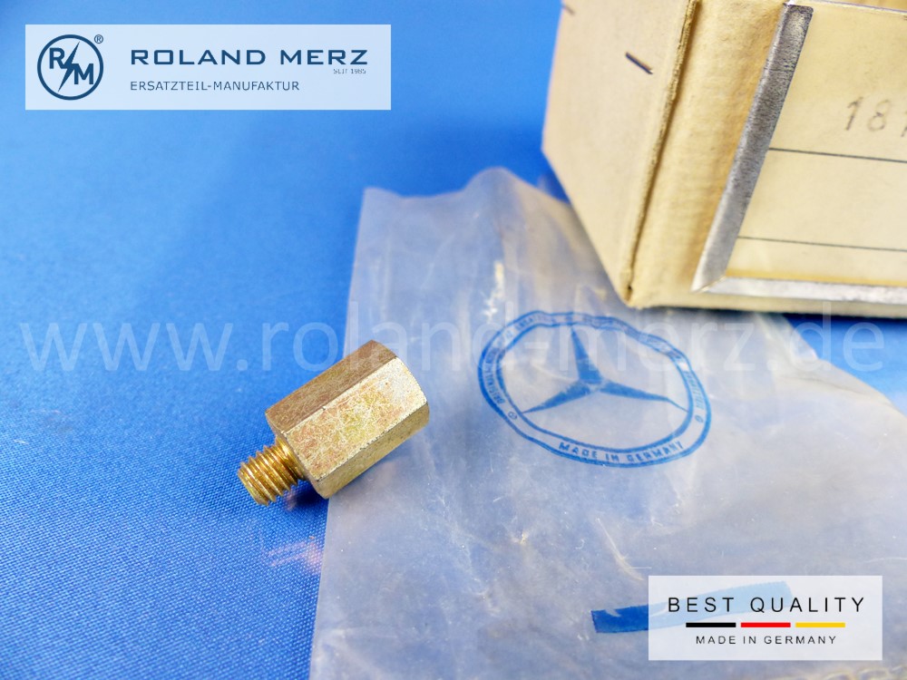 1811580137 connector, vaccum line to carburetor, Mercedes M 136.922, 925, M 121, M 180, original MB spare part, NOS