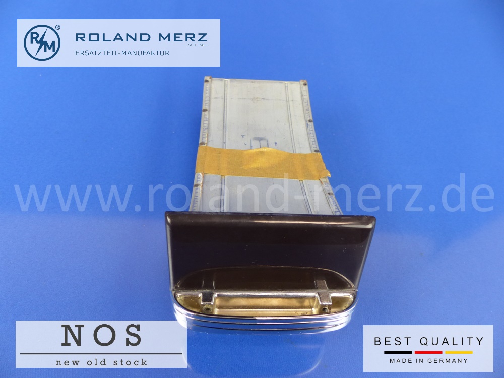 1108103430 Aschenbecher kompl. mit Chromgriff für Mercedes 190C – 230 alle Bm 110 und SA 55931 E. 110 810 33 30 Original MB-Neuteil NOS 