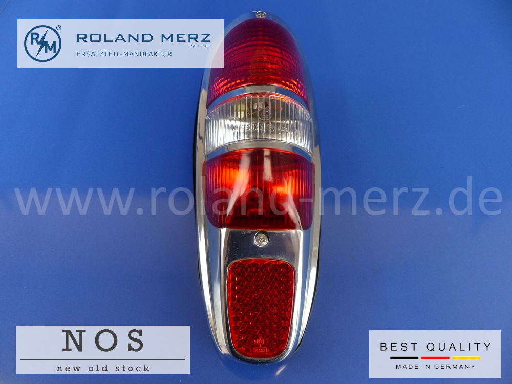1208200064 Rücklicht, Heckleuchte komplett für Mercedes 180b, 180c, 180Db, 180Dc, 190b, 190Db, Original MB-Neuteil NOS 