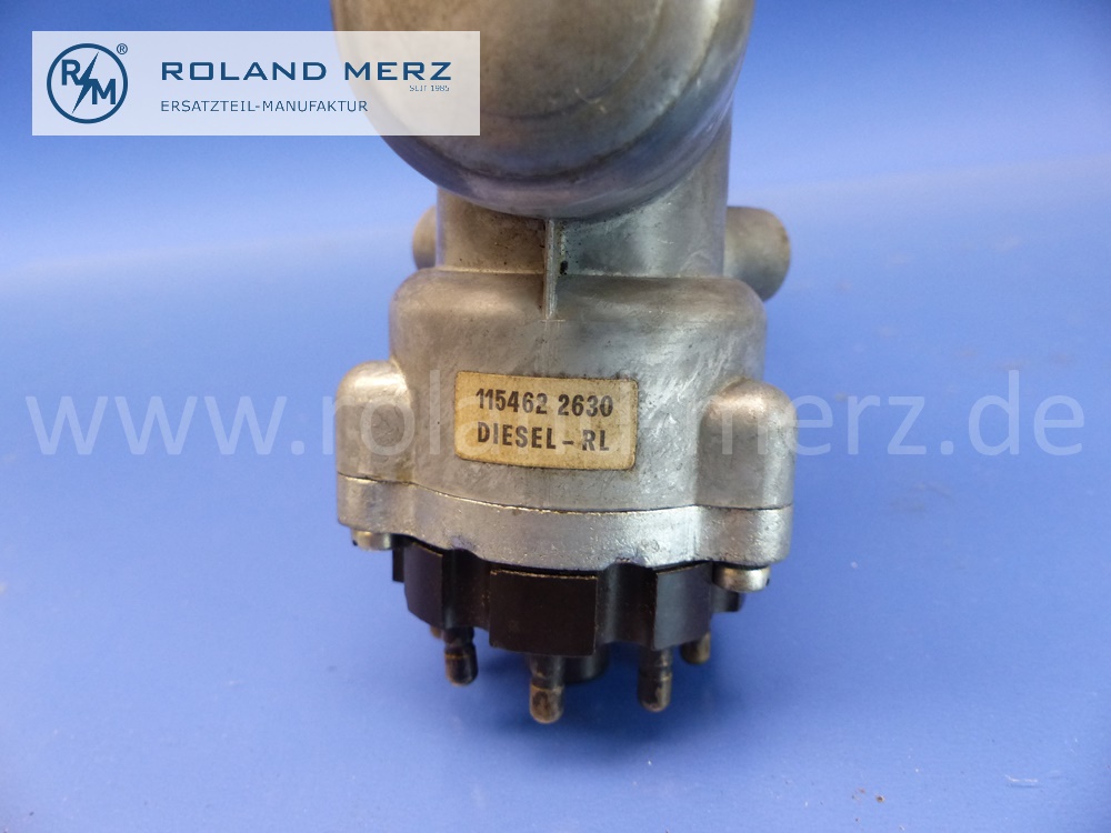 1154622630 Lenkungsschloss, Lenkradschloss, Zündschloss, Diesel, RHD, Mercedes W115, Strich 8, Original Mercedes Neuteil, NOS