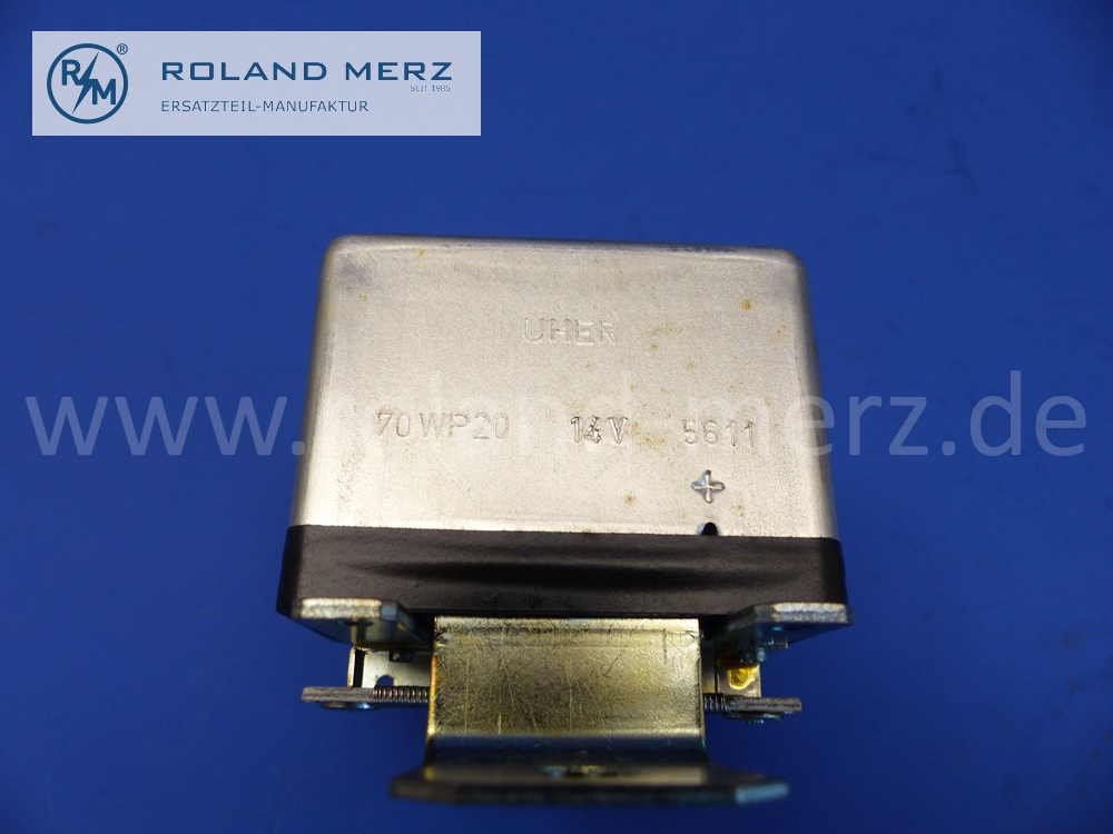 3102 Spannungsregler Uher, Standard, 70WP20, 12V, Renault, Citroen, Peugeot, Simca, Talbot, Uher Originalteil, NOS