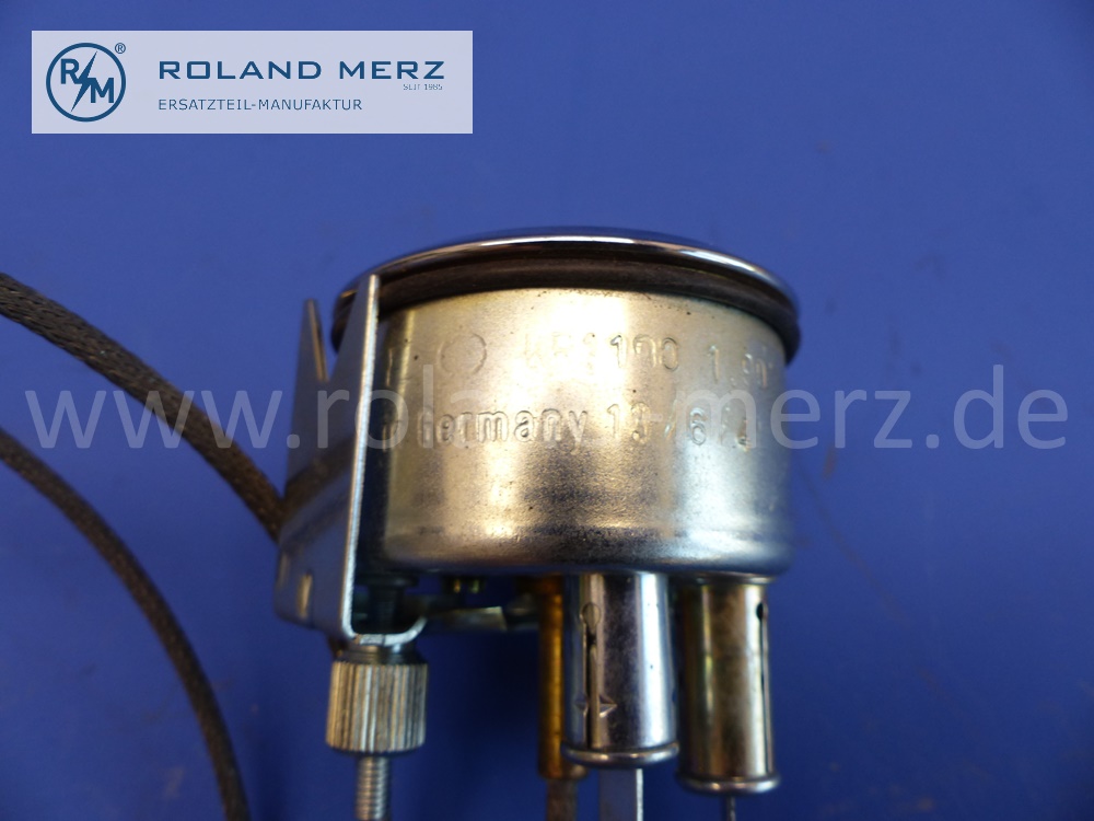 KR1100 Fernthermometer VDO für Bukh Diesel Traktoren 302, 403, 13/6/41, 50mm Einbaudurchmesser, Original VDO Neuteil, NOS 