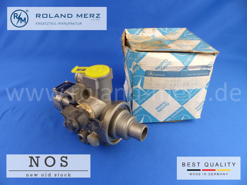 P1130003 002 431 43 06 Druckregler Bosch 0 481 039 201 für Mercedes LKW /Bus Original Neuteil NOS