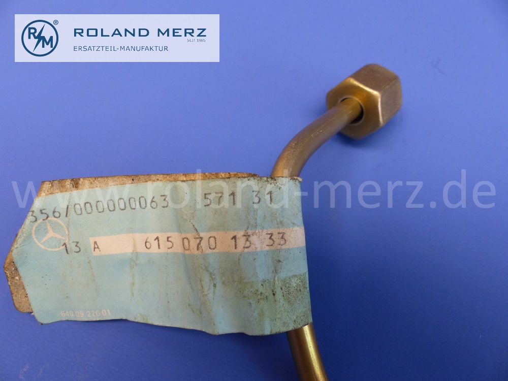 6150701333 Leitung Einspritzpumpe, Einspritzleitung, Mercedes OM 615 / OM616, Zylinder Nummer 3, Originalausführung, Original Mercedes Neuteil, NOS 