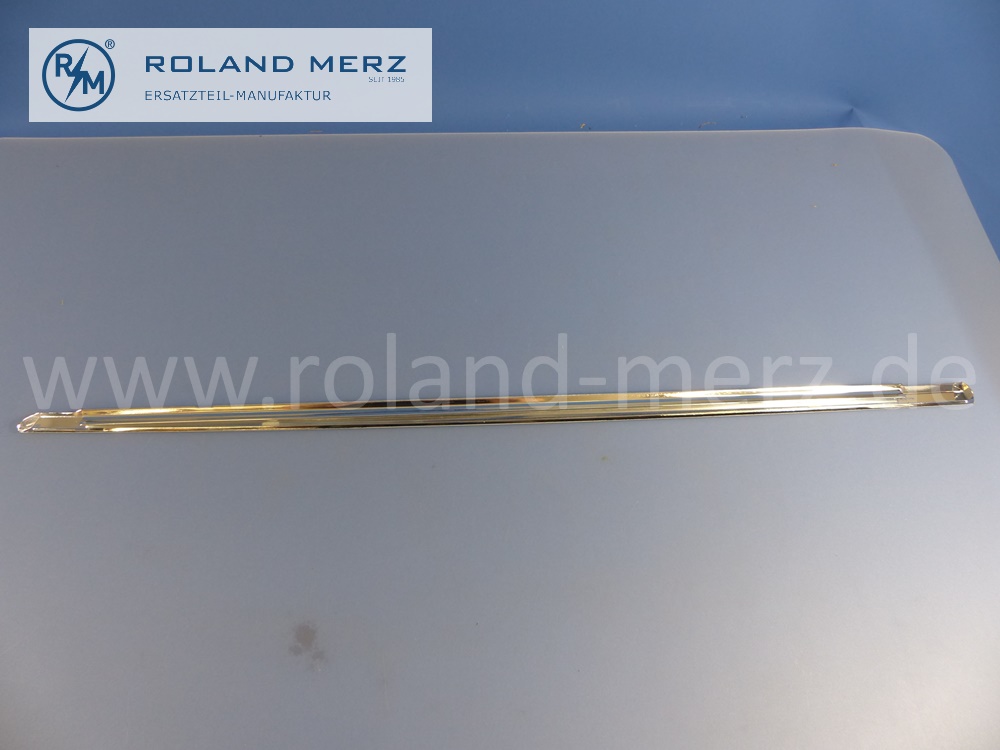1266981480 Zierstab, Zierleiste, rechts, Fahrertür Bordkante, Mercedes W126, S-Klasse, Länge 925 mm, Original Mercedes Neuteil, NOS
