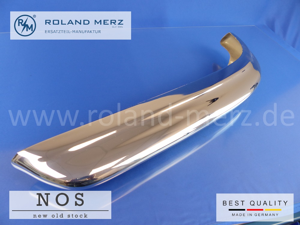 1128850605 Stoßfänger Oberteil hinten rechts Mercedes 220B, 220SB, 220SEB, 300SE, Original MB-Neuteil NOS 