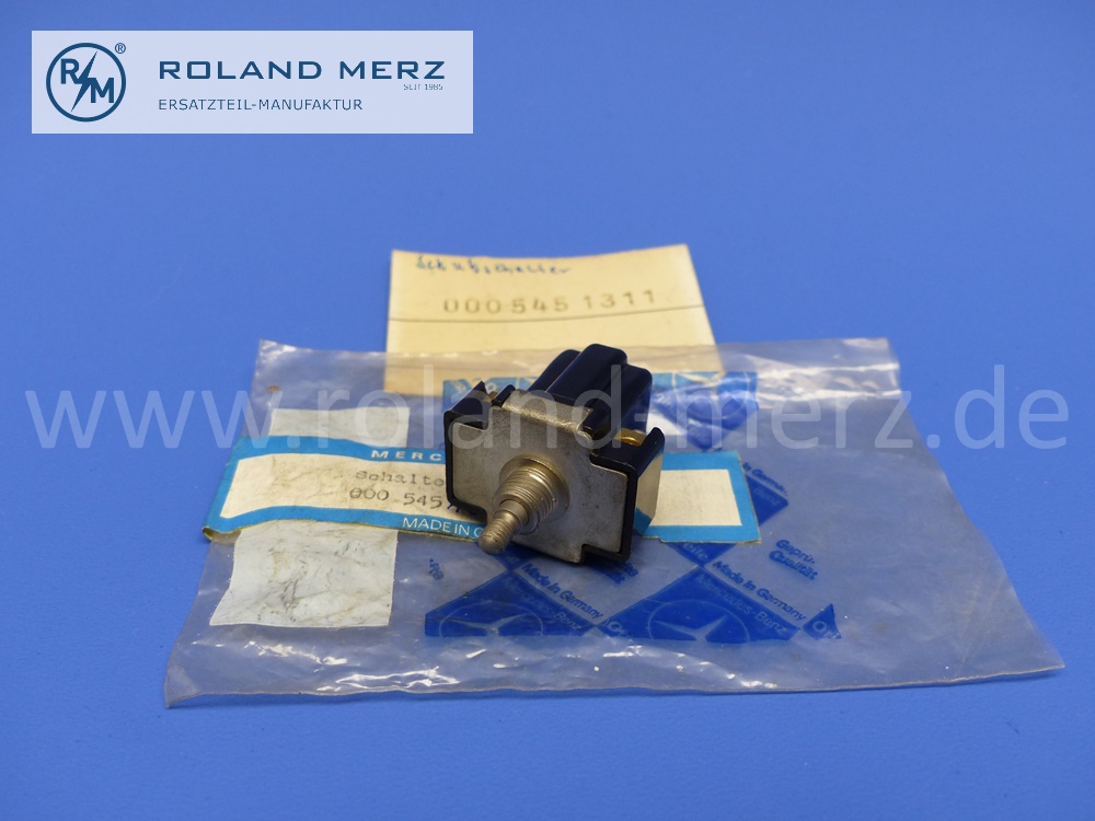 0005451311 switch, windscreen wiper, Mercedes W120, 180D, 180Db, 180Dc, 311, 312, L / O 319, 321, 322, 323 and SA 16953, original version with screw connectors, original Mercedes spare-part, NOS