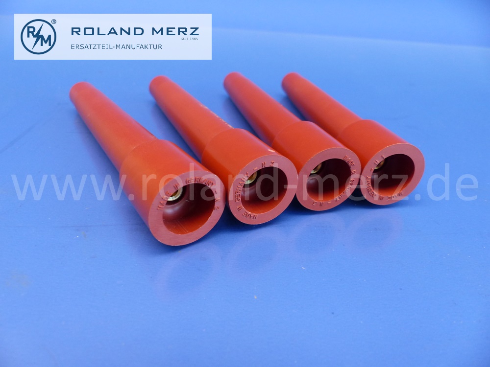 Zündkerzenstecker BMW nicht entstört, 0k Ohm für BMW 501 / 502 / 503 / 507 aus Bakelit, Eigenfertigung Roland Merz Ersatzteilmanufaktur