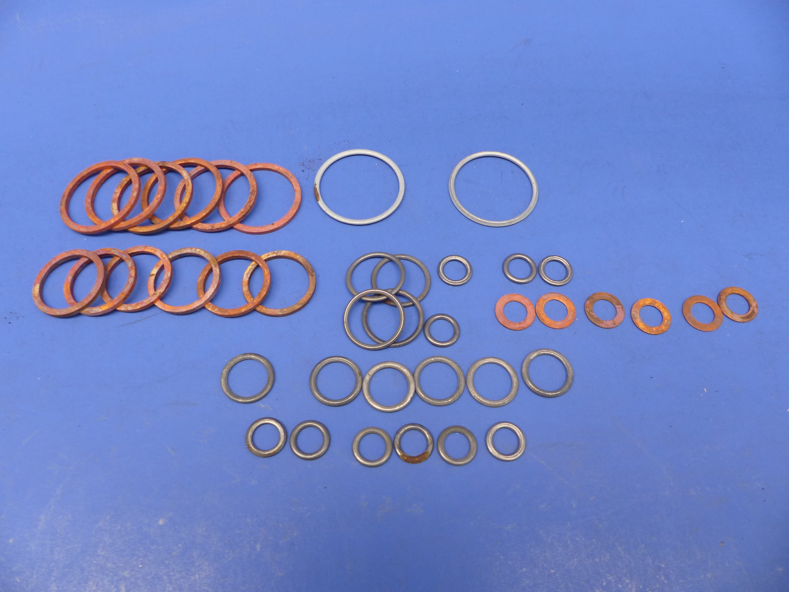 0-07923-01 Dichtungssatz, Dichtsatz Motor, Hanomag, SS100 D85, 1936 / 1951, original Elring Neuteil, NOS 