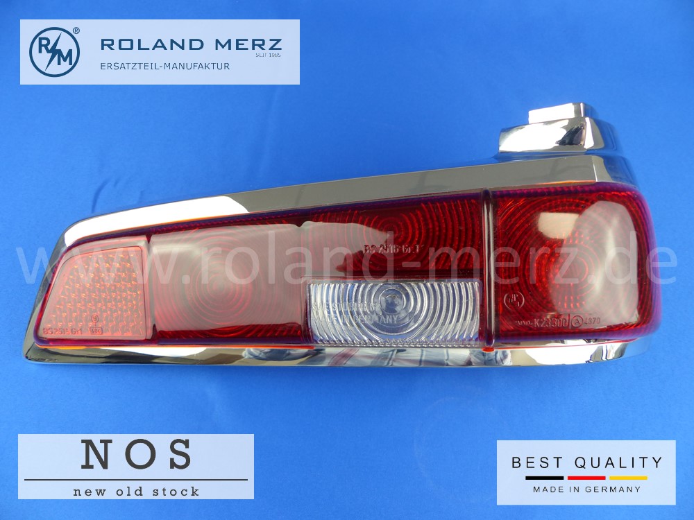 P1110234 Deckel für Rücklicht rechts rot / rot NOS Mercedes 110 820 08 66 für 190C - 200DC, 220b