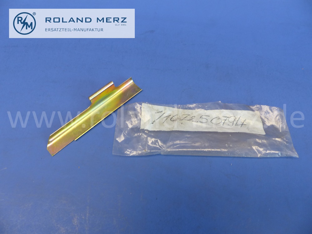 1167250794 Abdeckung, oben links, Fahrertür, Mercedes W116, Original Mercedes Neuteil, NOS 