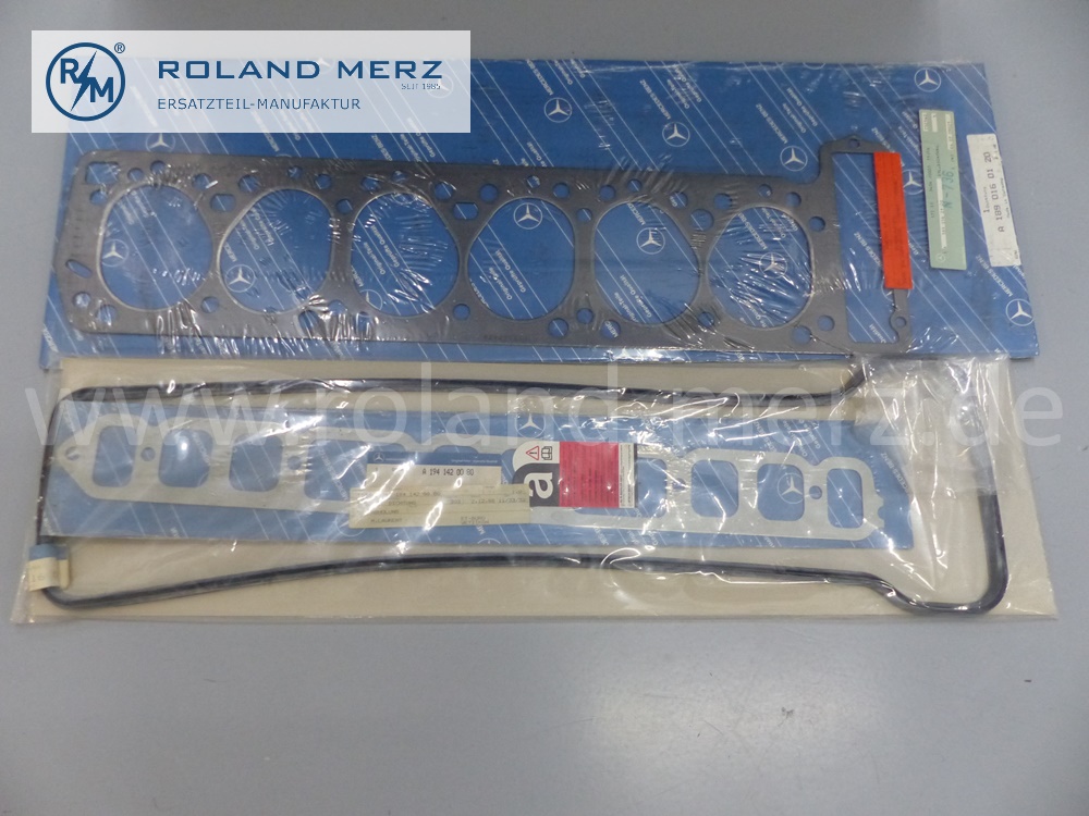 1890160120 1941420080 1860160080 Motor Dichtsatz, Motordichtsatz, Mercedes M189, M198, W188, W186, W198, 300SL, Original Mercedes Neuteil, NOS 