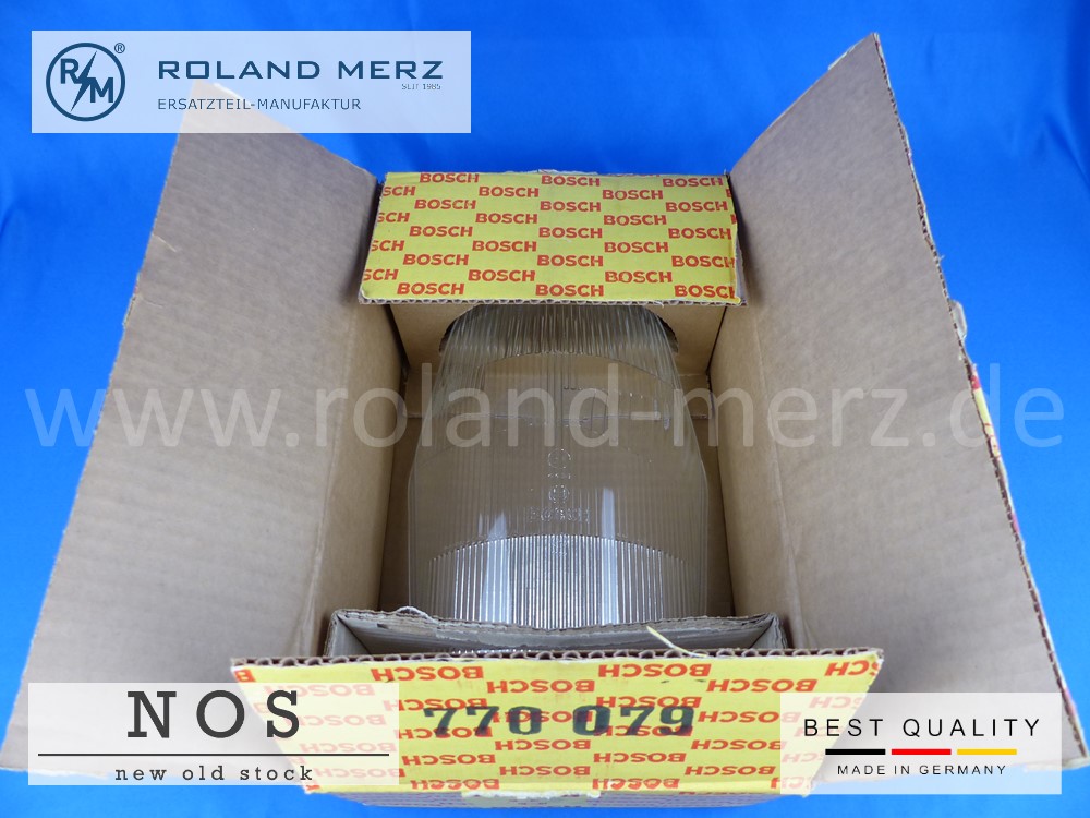 1305630020 Bosch Lichtscheibe, Scheinwerferglas 1 305 630 020 Mercedes 1118260190 für W111, W112, 220BSb, S220eb / Cb / Cp