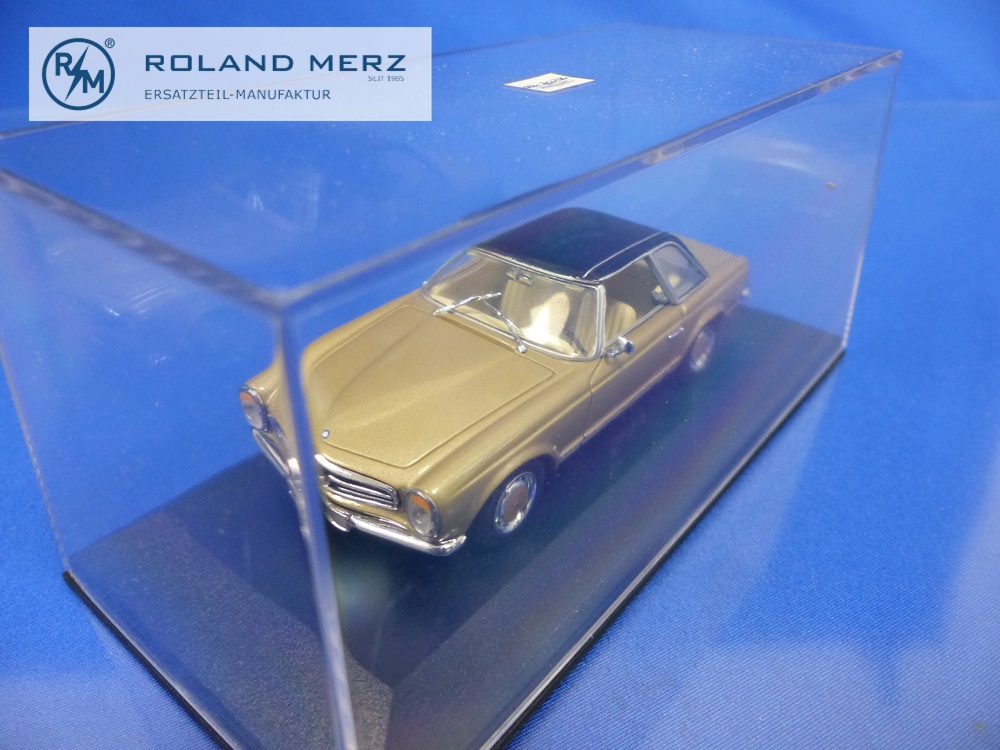 032250-04 Mercedes-Benz 280 SL Pagode gold/schwarz - Minichamps PMA 1:43