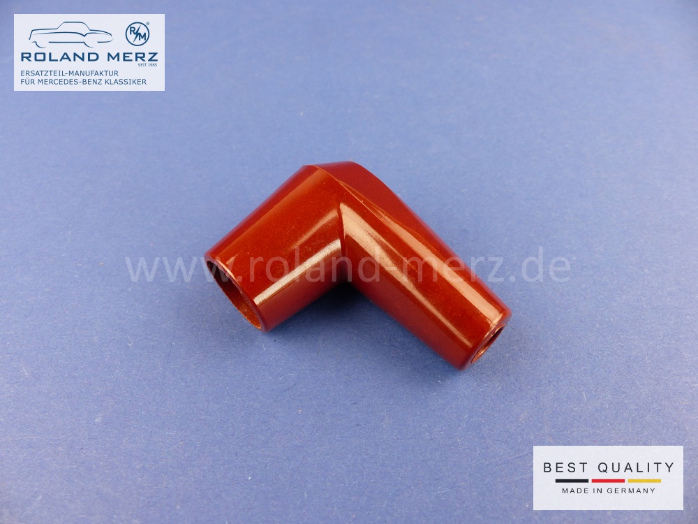P1100201 Kerzenstecker 22 071/1 Winkel aus Bakelit für Ø7mm Zündkabel M4 (1kΩ entstört)