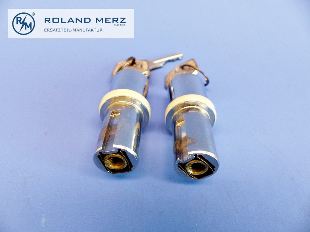 1807660126 Schließzylinderpaar gleichschließend original MB mit drei Schlüssel für Mercedes 190 SL und 180 - 220SE, deutsche Qualitätsprodukt Original Mercedes Neuteil-NOS