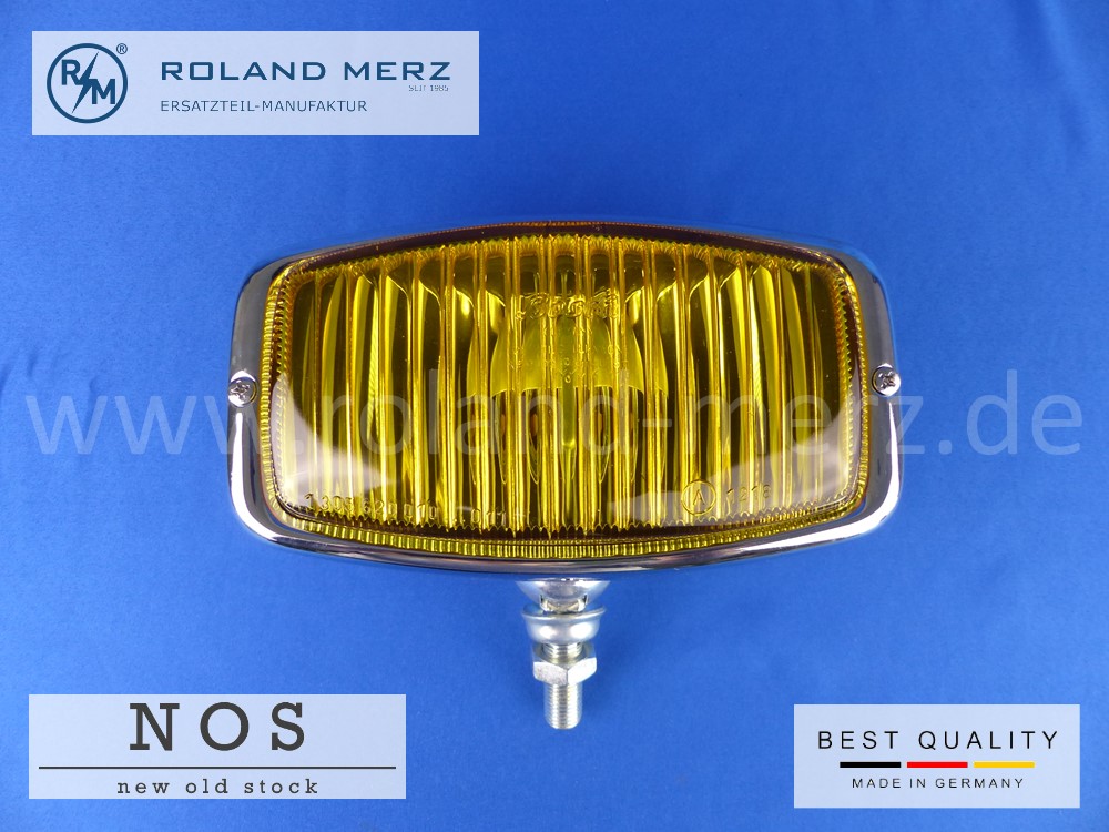 P1120340 Bosch Nebelscheinwerfer 0 305 352 002 LE/NK 135 x 80/2 vollverchromt mit gelben Glas