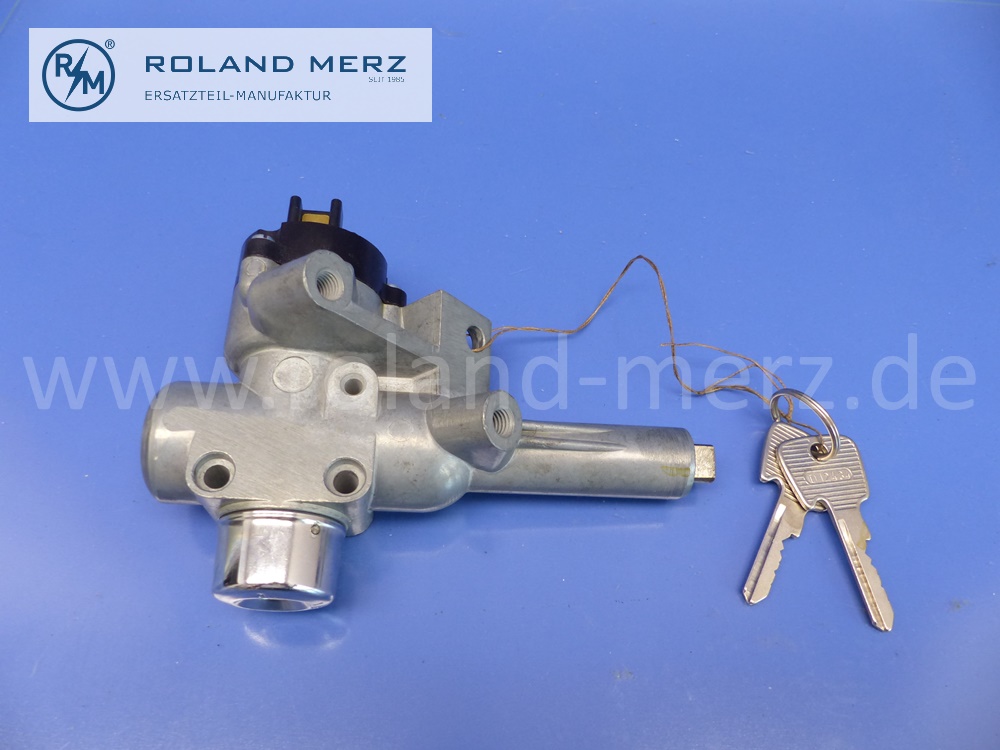 0004622830 Lenkungsschloss, Lenkradschloss, Zündschloss, mit Schlüsselpaar, LHD, Mercedes W100, W113, MB 600, 230SL, 250SL, Pagode, Original Mercedes Neuteil, NOS