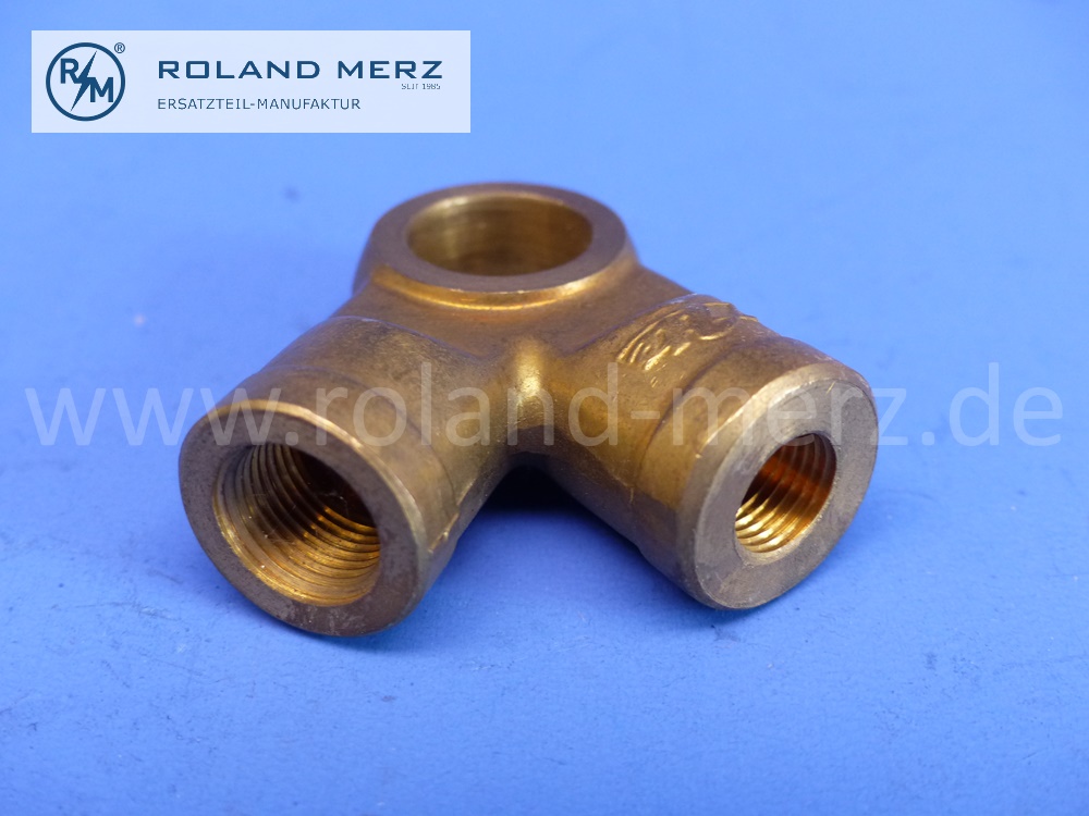 0004281924 Verteiler Ringstutzen am Bremskraftverstärker, Mercedes W121, W186, W198, 190SL, Ponton, 300, 300SL, original Mercedes Neuteil, NOS